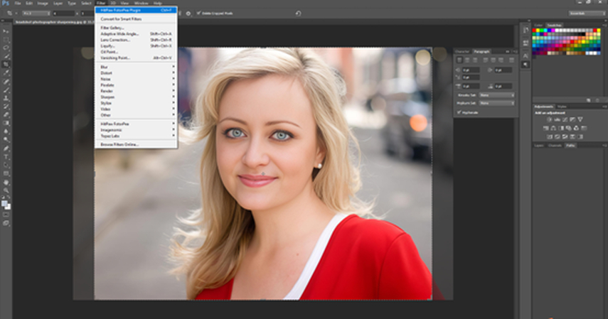 كيفية تغيير لون الشعر في فوتوشوب