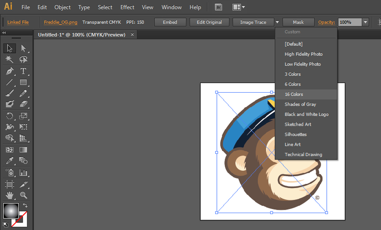 how to change color of image in illustrator