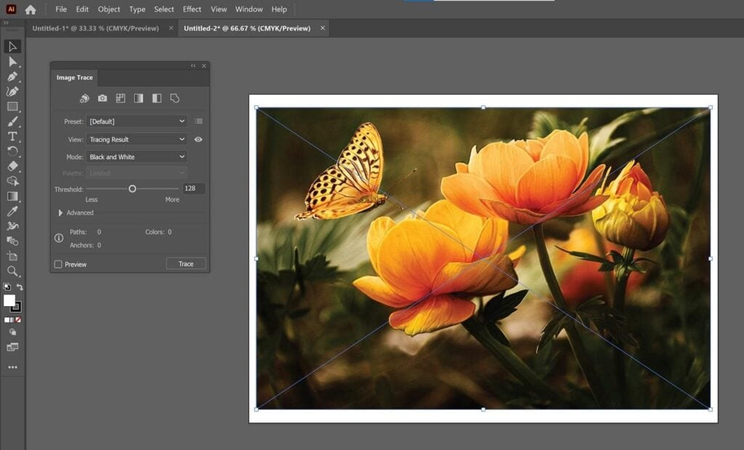 cómo cambiar el color de una imagen en illustrator