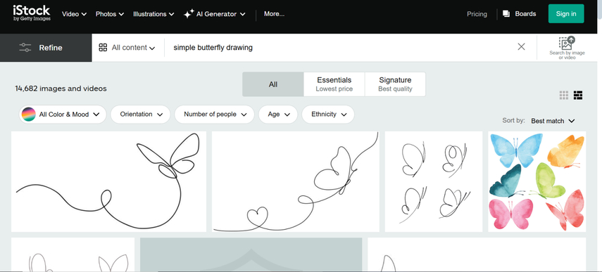 how to draw a butterfly
