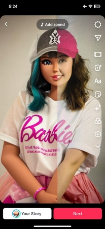 barbie filter on tiktok