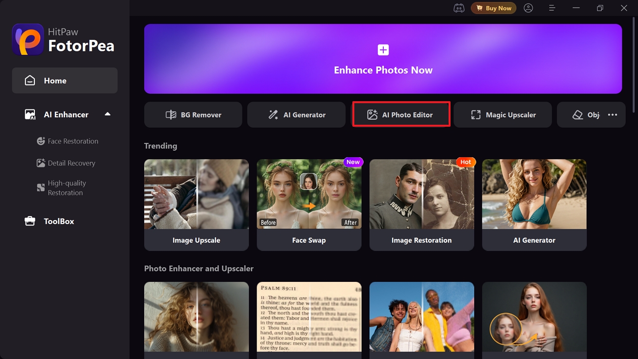 access photo editor fotopea