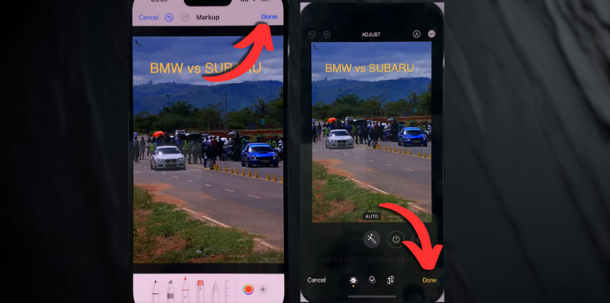 ios photo app to add captions to photos