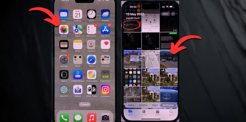 ios photo app to add words to photos
