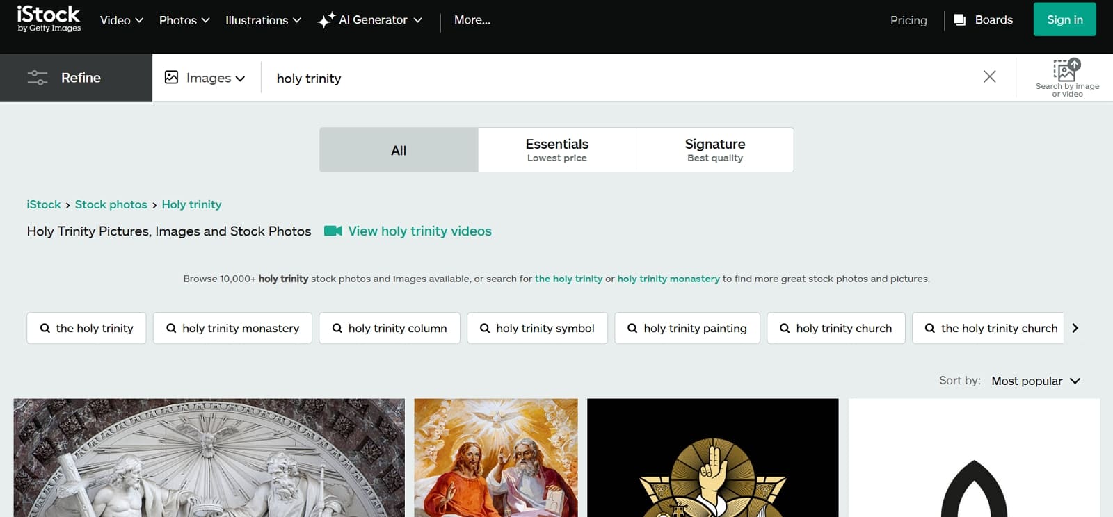 online image provider istock