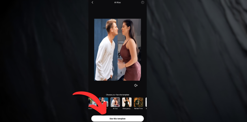 kissing trend ai with ai marvels
