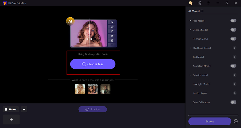 open app and add jpg image