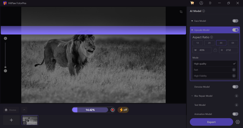 ai enhancement with quality