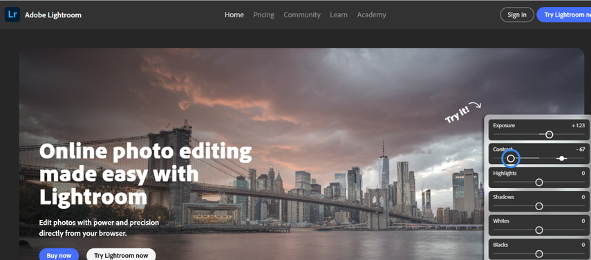 edit portrait photos using lightroom sliders