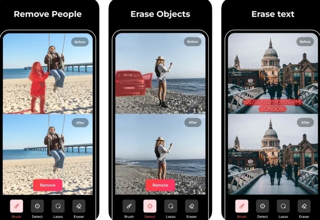 usar borrador mágico para eliminar objetos