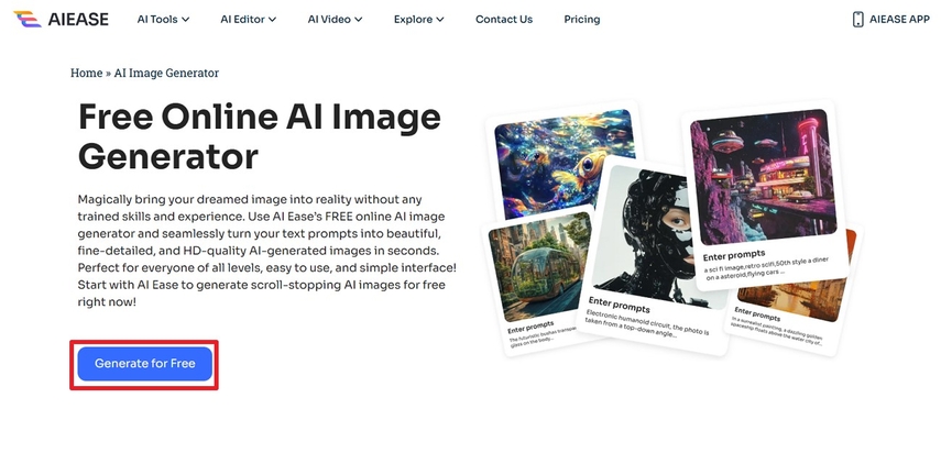 access online aiease tool