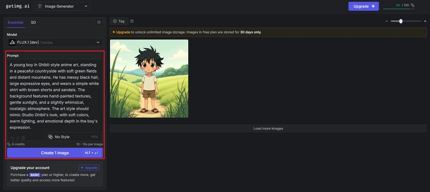 choose getimg.ai for ghibli art