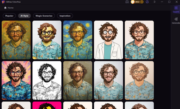 image to image creation of art