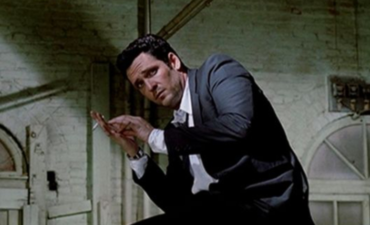 Michael Madsen in the Reservoir Dogs movie