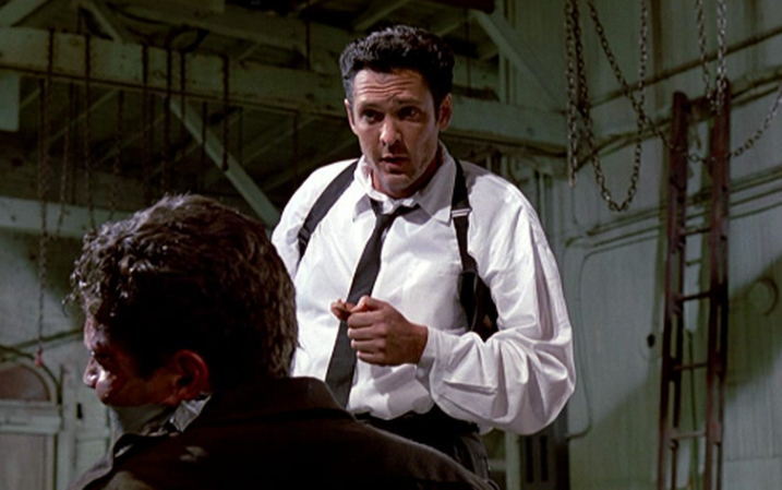Michael Madsen's warehouse scene in Reservoir Dogs