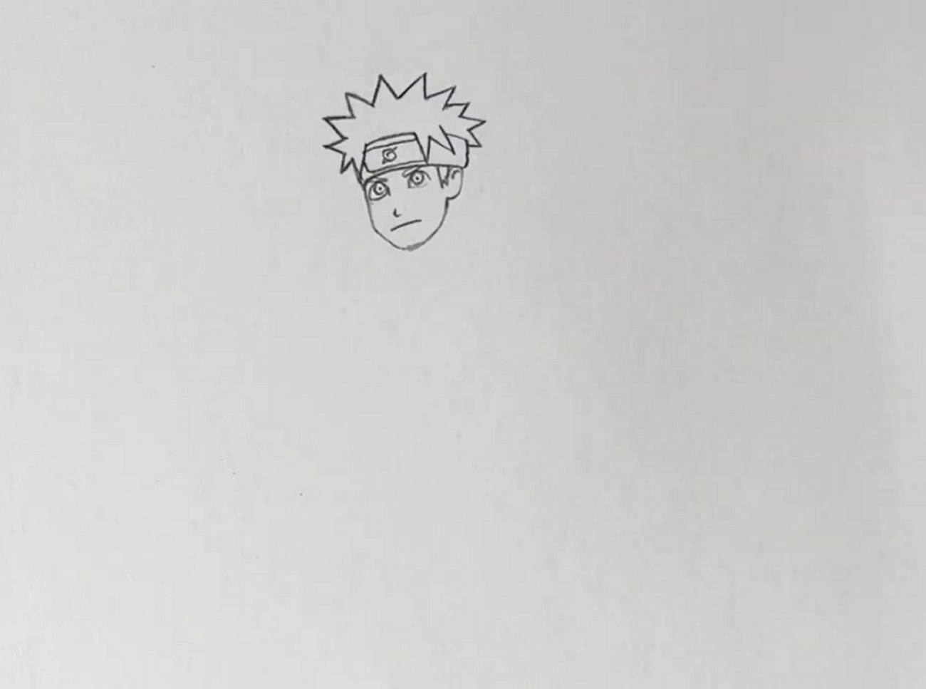 draw naruto face easy drawing