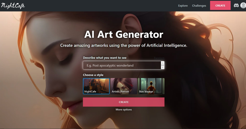 overview of nightcafe ai features