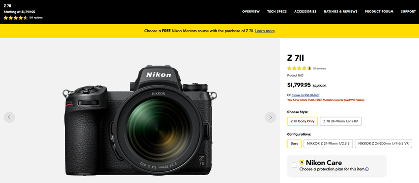 ii 7z nikon