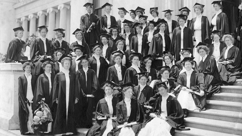 old graduation photo