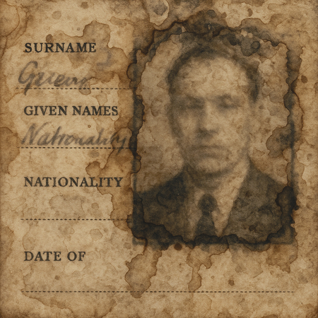 Passport photo water damage