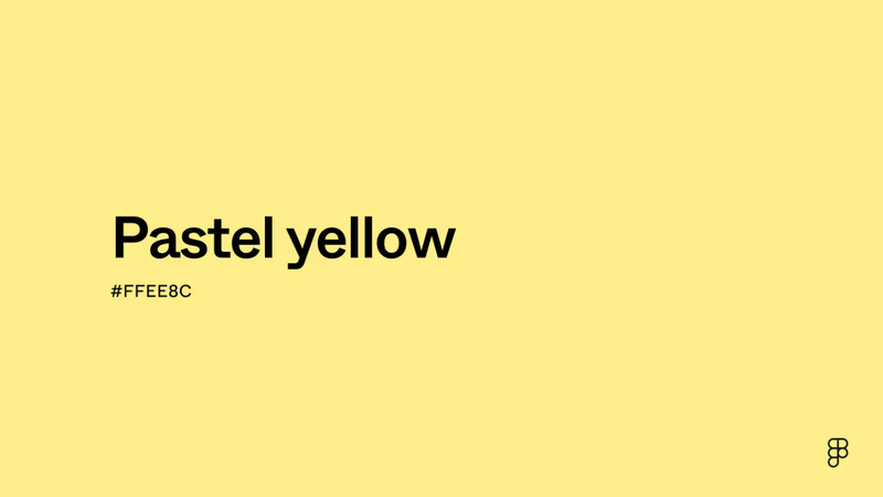pastel yellow