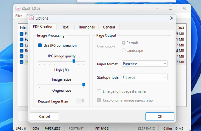 pdf enhance quality