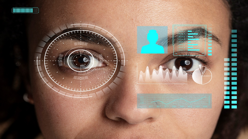 Photo of a woman in Eye AF Focus