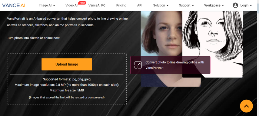 photo to line art generator