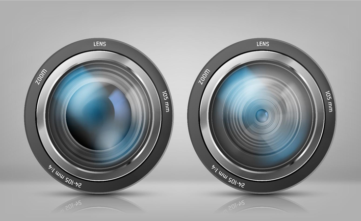 photography of circular fisheye lenses