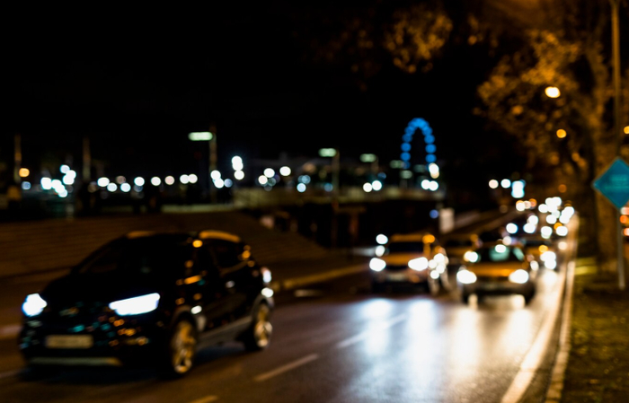 photography of light trails of car with bulb mode in camera