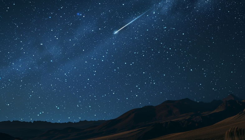 photography of star trails with bulb mode in camera