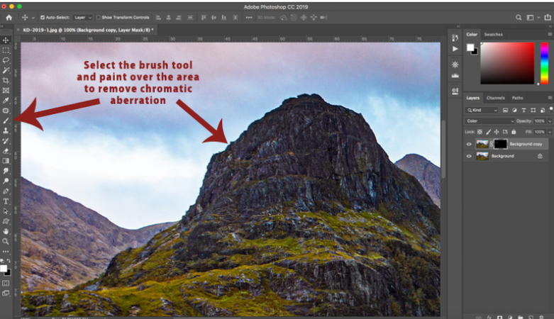 how to fix chromatic aberration
