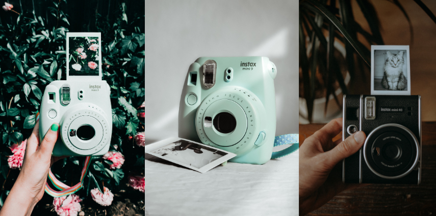 polaroid filter frame cameras