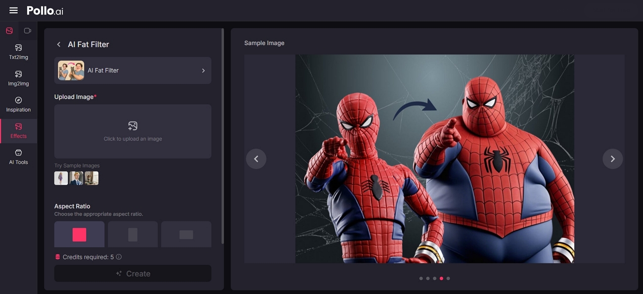 pollo ai filtro de gordura engraçado homem-aranha