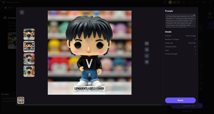 preview the photo and download it