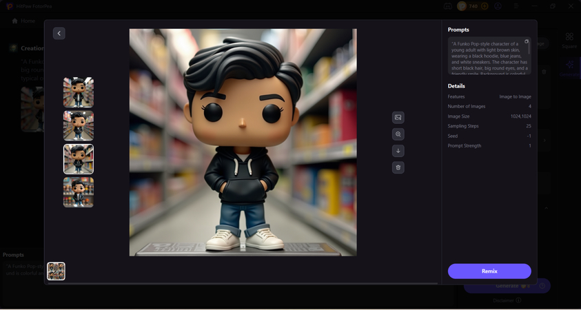 preview the photo and download it