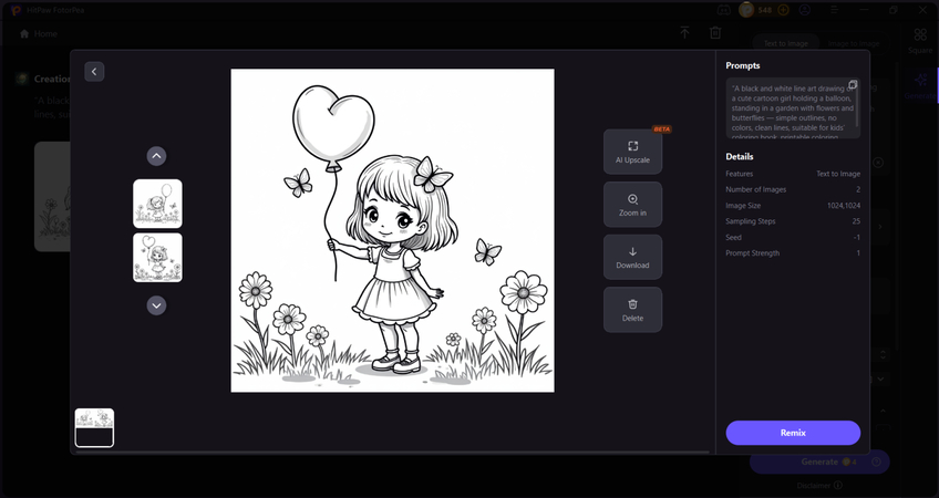 preview the image and save it