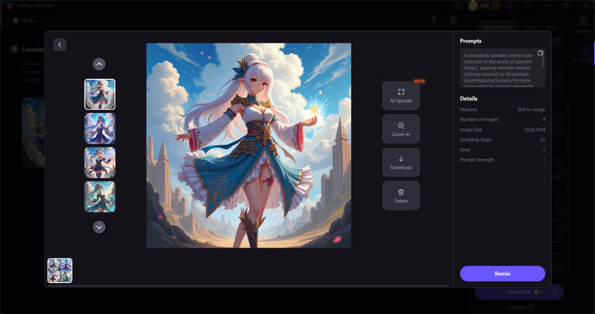 preview the image and save it