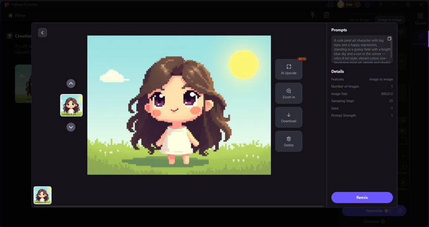 preview the image and save it