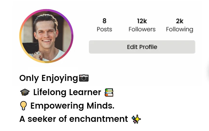 bio instagram ideas professional