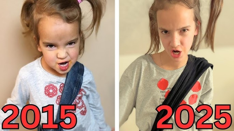 recreate childhood photo comparison