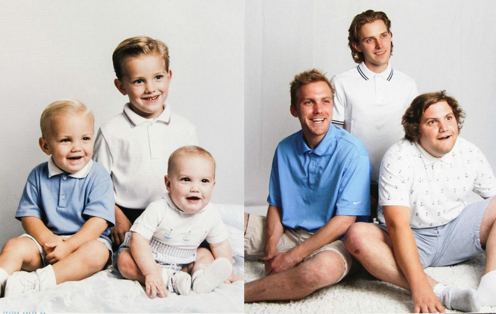 recreate an old photo with your dad