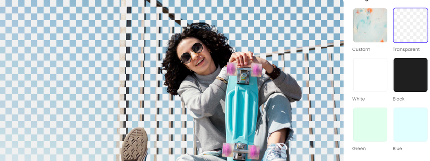 remove black color from image