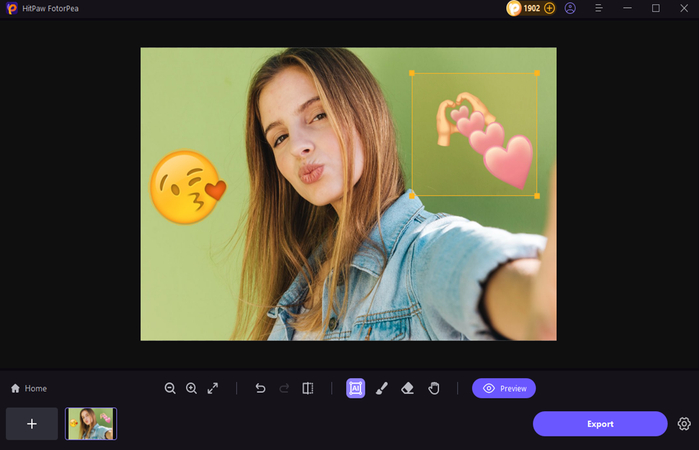 remove emoji from photo