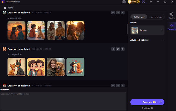 select the download button to export