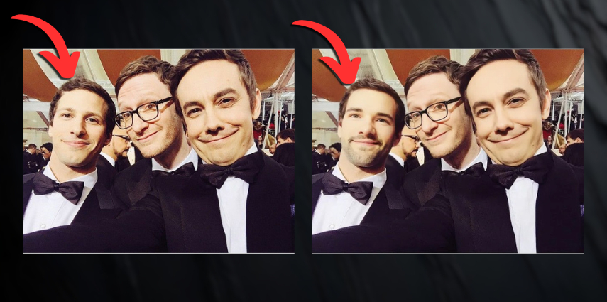 selfie with celebrity red carpet