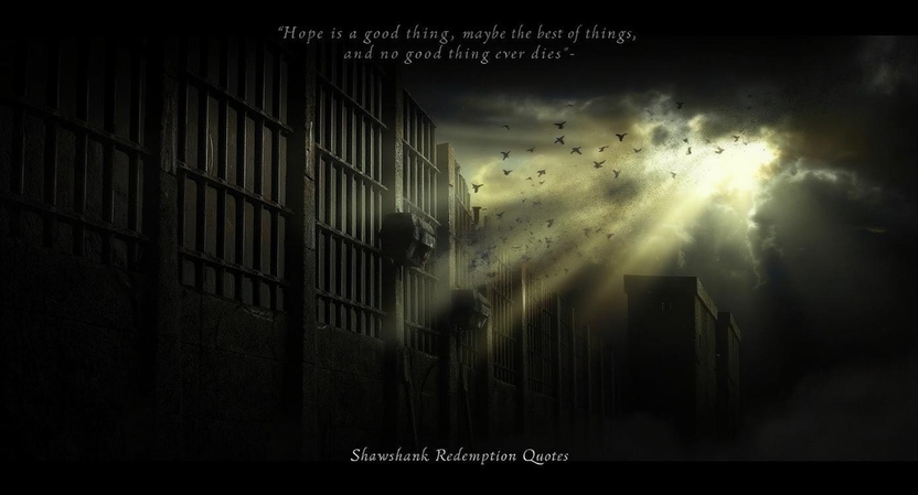 shawshank redemption hope quotes
