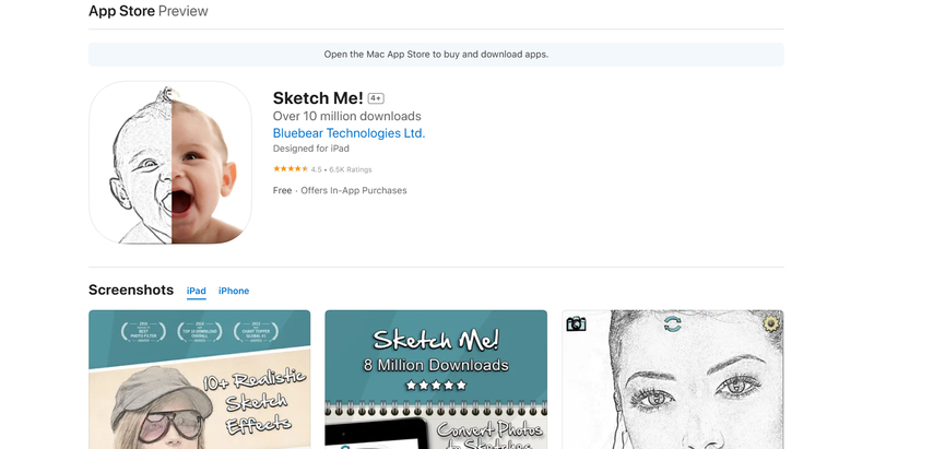 Sketch Me iOS應用