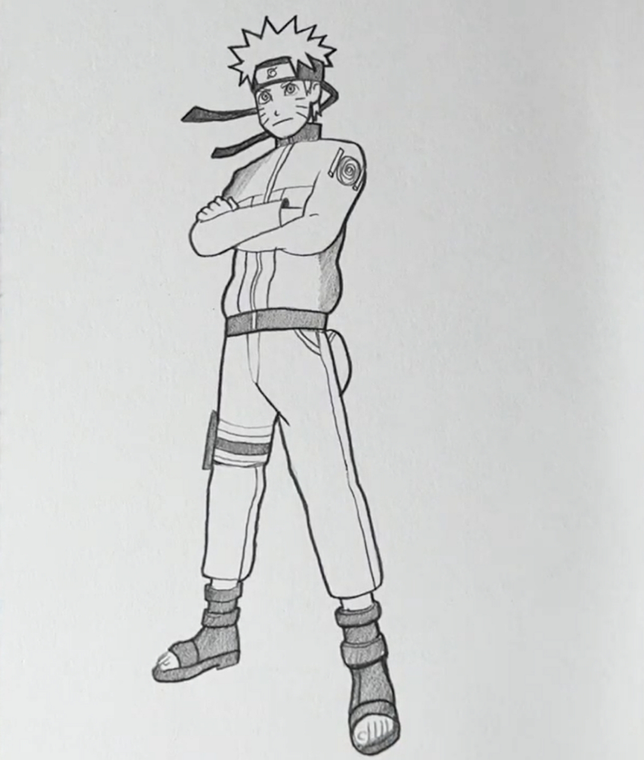 naruto drawing easy full body complete