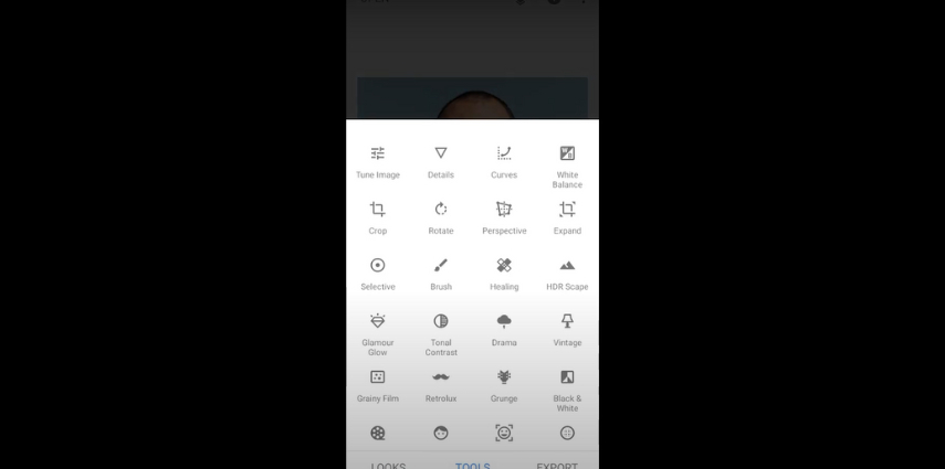 snapseed how to unblur an image on android